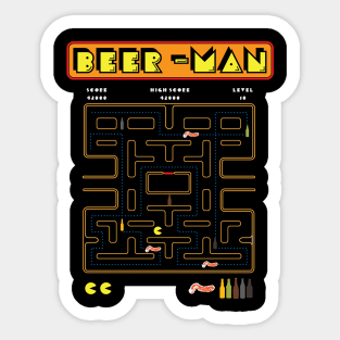 beer-man Sticker